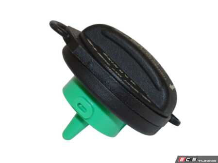 ES#5374561 - 5N0201550F - Gas Cap - Includes seal ring and retaining strap - Hamburg Tech - Audi Volkswagen