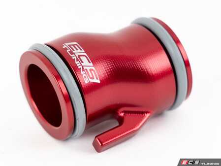 ES#4932252 - 057381LA01 - Billet PCV Vent Tube (06E103213) - A durable upgrade over the failure-prone plastic OEM tube! - ECS - Audi