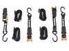 ES#4848343 - 4531SCH01A - Schwaben Ratchet Strap Tie Down Set - 4 Piece - Durable 1"x15' straps with a 400 lb. working load and 1200 lb. breaking strength, providing secure, reliable tension for hauling and transport. - Schwaben - Audi BMW Volkswagen Mercedes Benz MINI Porsche