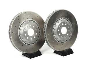 ES#4690375 - 5wa615301aKT - Front Brake Rotors - Pair (357x34) - Restore the stopping power in your vehicle - Genuine Volkswagen Audi - Audi Volkswagen