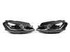 ES#4660709 - 5GM941-PRO-C - Projector Headlight Set - With Chrome Strips - Features dual projectors and LED switchback DRLs/sequential indicators - ZiZa - Volkswagen