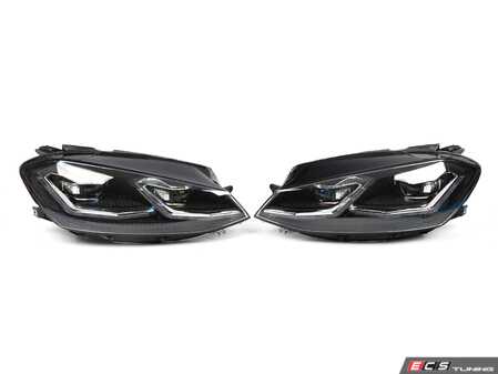ES#4660709 - 5GM941-PRO-C - Projector Headlight Set - With Chrome Strips - Features dual projectors and LED switchback DRLs/sequential indicators - ZiZa - Volkswagen