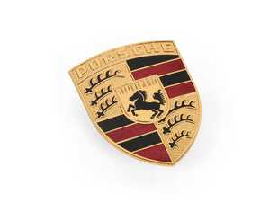 ES#4711606 - 90155921028 - Hood Crest Full Color - Priced Each - Beautiful Porsche crest - One required - Genuine Porsche - Porsche