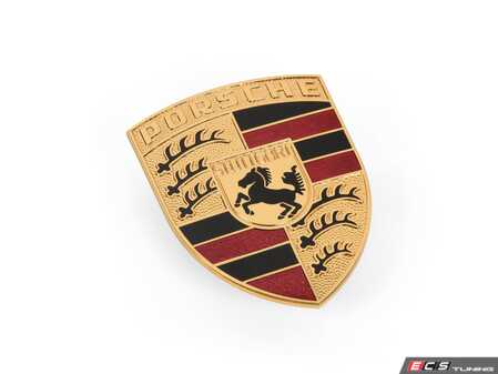 ES#4711606 - 90155921028 - Hood Crest Full Color - Priced Each - Beautiful Porsche crest - One required - Genuine Porsche - Porsche