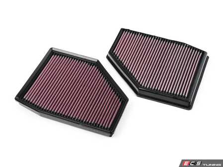 ES#4476394 - 33-3128 - Drop-in Performance Air Filters - Washable, reusable air intake filter set. - K&N - BMW