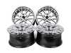 ES#2695479 - 030-2KT - 18" Style 030 Wheels - Square Set Of Four - 18x9 ET35 5x120 72.6CB - Hyper Silver - Alzor - BMW MINI