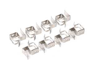 ES#4387390 - 5WA698157B - Spring Clips - Front  - A set of clips that snap onto the steering knuckle abutment or brake caliper bracket, - Genuine Volkswagen Audi - Audi Volkswagen