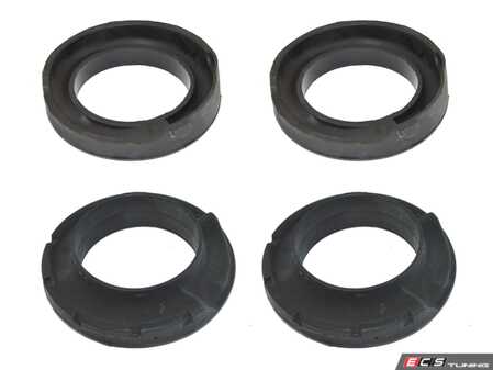 ES#5375113 - 31336857001KT1 - Front Upper And Lower Spring Pad Kit - Rubber pad that sits on the top and bottom of the coil springs - Hamburg Tech - BMW