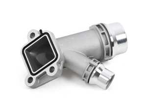 ES#5341170 - 11127806196 - Aluminum Coolant Flange - Located on the left side of the engine - features aluminum construction to resist cracking - Rein - BMW