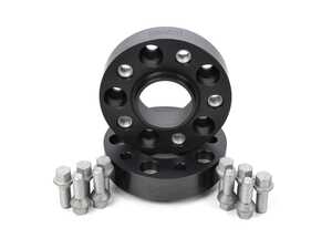 ES#4159886 - 70757252SW - DRA Series Wheel Spacers - Black - 35mm (1 Pair) - Includes special bolts to mount these spacers your your BMW's wheel hubs. - H&R - BMW