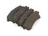 ES#4494860 - 0004205404 - Rear Brake Pad Set - For carbon ceramic brake rotors / cars - Genuine Mercedes Benz - Mercedes Benz