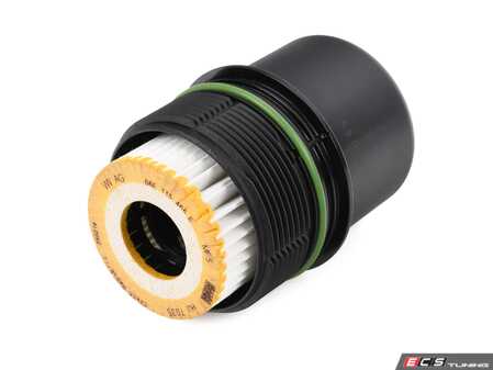 ES#3150009 - 06E115405L - Oil Filter Cover - Replace your cracked or damaged piece - Includes new filter - Genuine Volkswagen Audi - Audi