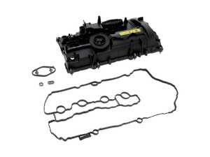ES#4860108 - 11129452895 - Valve Cover Assembly - Eliminate leaks with this replacement valve cover for your B46 / B48 engine - includes the gaskets and mounting bolts - Vaico - BMW