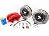 ES#7366 - MK5A3S5BBK-rXS - ECS "Stage 5" Front Big Brake Kit - MKV/MKVI - Enhance braking performance with this plug-and-play upgrade! Featuring massive 6-piston calipers, lightweight 2-piece brake rotors, and all components needed for installation. - ECS - Audi Volkswagen