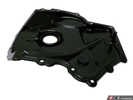 ES#5375323 - 06K109210AJ - Timing Chain Cover - Lower - Cover for lower section of timing chain - Includes front crank seal - Hamburg Tech - Audi Volkswagen
