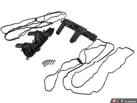 ES#5375185 - 11158636540 - Engine Oil Separator Set - Includes valve cover gaskets - URO - BMW