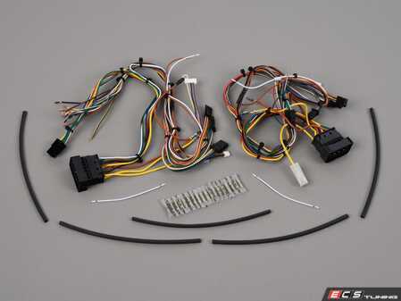 ES#5374619 - 019211la01KT - E9X Adaptive Xenon Internal Headlight Wiring Harness Set - Everything required for repairing the failure-prone headlight wiring harnesses. Installation instructions included! - ECS - BMW