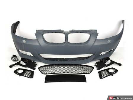 ES#5340279 - E92MTECHFT - M-Sport Style Front Bumper Conversion *Scratch And Dent* - New M-Sport style front bumper, primed and ready for paint - Scratch & Dent - BMW