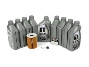 ES#4899778 - 0PB115466AKT4 - 2014-2017 Porsche Cayenne 3.6L Genuine Oil Service Kit (0w-40) - Includes Genuine filter and Genuine Porsche Spec oil - Genuine Porsche - Porsche