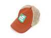 ES#4882976 - IEGRUU48 - IE Twill Snapback Trucker Hat | Orange & Kahaki - Perfect headwear for the paddock or outdoors. Goes great with flannel and campfires. - Integrated Engineering - Audi Volkswagen Porsche