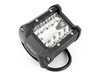 ES#5376014 - 057403la02KT - E70 Ditch Light Brackets & LED Lighting Package - Position auxiliary lights cleanly for secure, vibration-free illumination ahead and to the side of the vehicle. Shares existing factory hood hinge mounting location. Includes 4" LED pod lights & wiring! - ECS - BMW