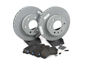 ES#4659111 - 9104210000072KT - Front Brake Service Kit - Featuring Genuine Mercedes-Benz rotors, and Genuine Mercedes-Benz pads - Genuine Mercedes Benz - Mercedes Benz
