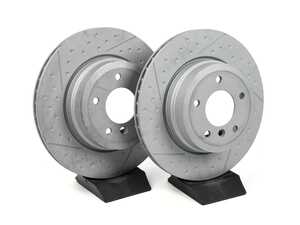 ES#4069205 - 34216795754KT - Rear Brake Rotors - Pair (324x22) - Restore your stopping power - Zimmermann - BMW