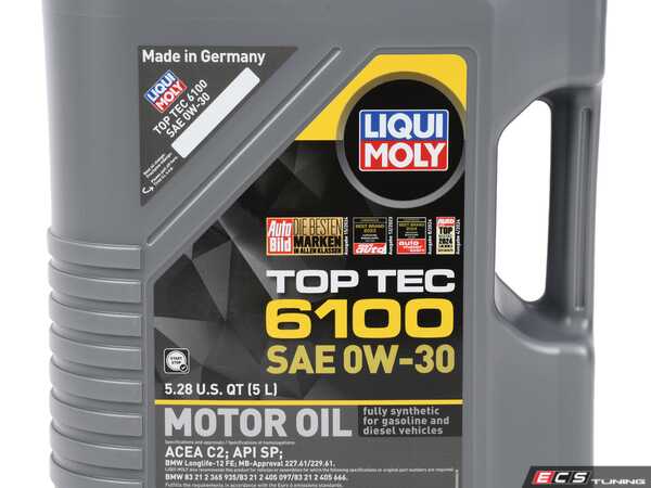 Liqui-Moly - 22240 - Liqui-Moly Top Tec 6100 0W-30 - 5 Liters