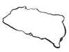 ES#5376145 - 94810593601 - Valve Cover Gasket - Bank two fitment - Cylinders 5 through 8 - Hamburg Tech - Porsche
