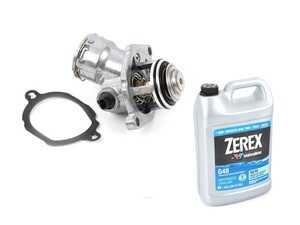 ES#5376169 - 2722000415KT4 - M272 Thermostat Replacement Kit - Includes thermostat, and MB Spec G48 Coolant - Assembled By ECS - Mercedes Benz