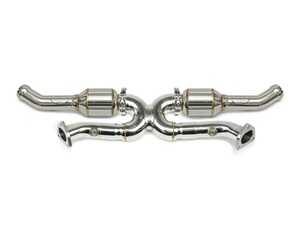 ES#5376175 - FS.POR.993.SCXX - Fabspeed Porsche 993 Carrera Sport Cat X-Pipe (1994-1998) - Available with Gillet or Bischoff Style Flanges - Select yours in the drop down below - Fabspeed - Porsche
