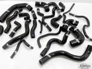 ES#4883602 - Aut-mk5-006 - Autobahn Autoworx Complete coolant Hose Kit - Black - Replace your cracked and leaking hoses with stylish silicone upgrade - Autobahn Autoworx - Audi Volkswagen