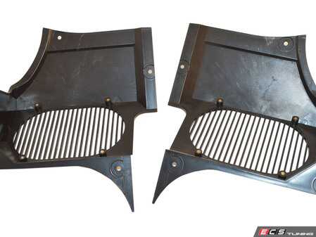 ES#5376226 - 91455150-set KT - Speaker Cover Panel Set - Located in the footwell - Hamburg Tech - Porsche