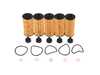 ES#4883363 - 114285705905KT - Oil Filter E833H D321 - 5 Pack  - Ensure that your engine is getting clean a oil supply with a new filter kit, MINI Cooper F56+ 2014-2019 & 2025+ - Hengst - MINI