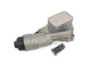 ES#4932450 - 11428585235PRM - Oil Filter Housing And Cooler Assembly - Aluminum Upgrade - Replace your cracked or leaking housing and upgrade to an aluminum housing to prevent future failures - URO Premium - BMW MINI