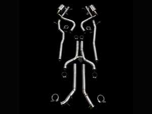 ES#5377112 - BBEX005 - Mercedes AMG E63(S) M177 (W213/S213) Valved Exhaust System 76MM/3IN - Transform your Mercedes E63 M177 into a roaring powerhouse with BlackBoost Straight Pipe Exhaust System. Engineered for maximum performance and an aggressive exhaust note, this exhaust system is the ultimate upgrade for an exhilarating driving experience. - BlackBoost - Mercedes Benz