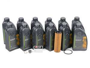 ES#4920862 - 6541801100KT - 2023+ Genuine OM654 Sprinter 2.0L Diesel Oil Service Kit (5w-30) - Includes Genuine Mercedes-Benz Oil and Engine air filters with 12 Liters of Low-Ash 5w-30 MB Oil. - Genuine Mercedes Benz - Mercedes Benz