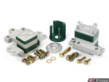 ES#4139133 - EBFI77K54622 - BFI V2 Stage 2 Mount Kit - Fully Assembled  - Billet engine and transmission mounts with 85A durometer dogbone insert - Black Forest Industries - Volkswagen