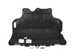ES#3690646 - 3q0825236dKT - Front Belly Pan & Installation Kit  - Reduces noise and protects your undercarriage - includes installation hardware - Genuine Volkswagen Audi - Audi