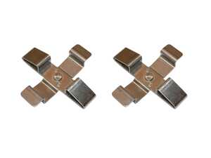 ES#4908134 - 97035195901 - Brake Pad Hardware Kit - Left and right side fitment - Includes 2 spring clips - Hamburg Tech - Porsche