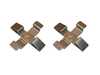 ES#4908134 - 97035195901 - Brake Pad Hardware Kit - Left and right side fitment - Includes 2 spring clips - Hamburg Tech - Porsche
