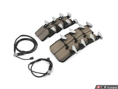 ES#4772956 - EUR1880KT2 - Front & Rear Brake Pad Set - Akebono's Euro Ceramic pad offers excellent pedal feedback, low dust, and smooth initial bite. A favorite among BMW enthusiasts. - Akebono - BMW