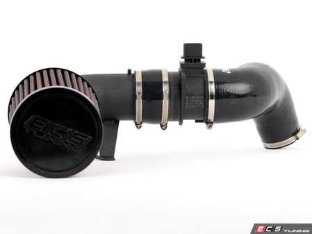 ES#4879374 - 014454LA04 - MK6 TDI Luft Technik Intake System - Without Heatshield  - Unlock more airflow for your TDI! Featuring a silicone intake tube for reduced restriction and a high-flowing dual-cone air filter! - ECS - Volkswagen