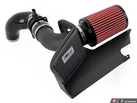 ES#4879376 - 014454LA05 - MK6 TDI Luft Technik Intake System - With Heatshield  - Unlock more airflow for your TDI! Featuring a silicone intake tube for reduced restriction, an aluminum heat shield to fight heat soak, and a high-flowing dual-cone air filter. - ECS - Volkswagen