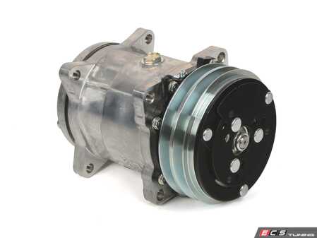 ES#4810949 - SD5H14-6630 - Genuine Sanden 508 (SD5H14) Compressor (Rear Exit) - For use with the A/C Solutions Sanden Compressor Bracket (sold separately) - A/C Solutions - BMW