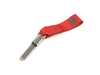 ES#4641955 - E309 - Strap Style Tow Hook - Red - 5/8-11 Thread - Designed to handle any off-track adventure quickly and reliably - Rennline - Audi BMW Volkswagen Mercedes Benz MINI Porsche