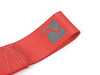ES#4641955 - E309 - Strap Style Tow Hook - Red - 5/8-11 Thread - Designed to handle any off-track adventure quickly and reliably - Rennline - Audi BMW Volkswagen Mercedes Benz MINI Porsche