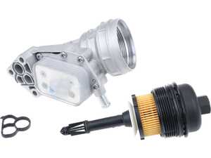 ES#5386620 - 270180050064 - Oil Filter Housing - With Cooler Aluminum Upgrade - Assembly with oil cooler - Mounted to the engine block and houses the engine oil filter - URO Premium - Mercedes Benz