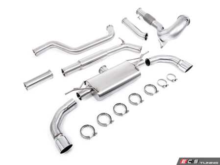 ES#4906640 - UH067-EXA - Unitronic Performance Turbo-Back Exhaust System For MK8 GTI - Polished Tips - Gain maximum performance, while maintaining a comfortable but enhanced exhaust tone. Featuring a GESi 5" UHO+ catalytic converter - Unitronic - Volkswagen