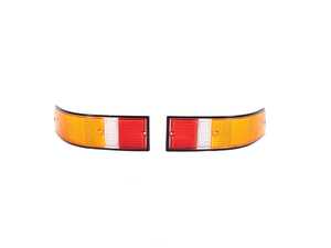 ES#5388368 - EL100 - Rennline Tail Lamp Lens Pair - European Amber Version with Black Trim - Euro Style US Spec Set Lens - Rennline - Porsche